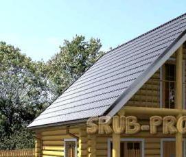 сруб 6х7 м из бревна - тип 4