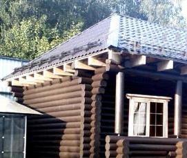 сруб 6х9 м из бревна - тип 3