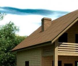 сруб 6х9 м с мансардой - модель 2