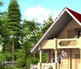 сруб 7х9 м - вариант 4