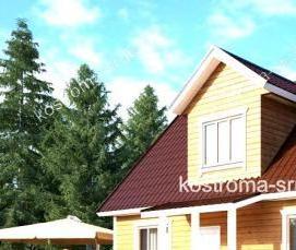 сруб 8х11 м - вариант 1