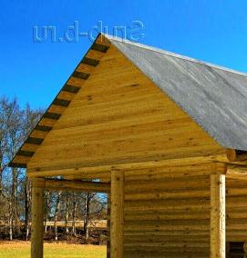 сруб бани 2,5х2,5 м - вариант 1