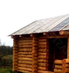 сруб бани 2,5х2,5 м - вариант 3