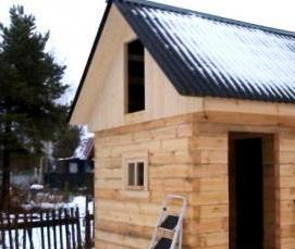 сруб бани 2,5х4 м - модель 3