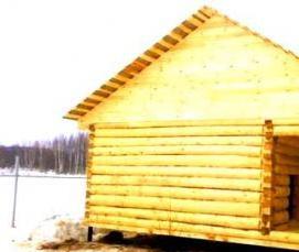 сруб бани 2х2 м - модель 1