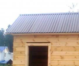 сруб бани 2х2 м - модель 4