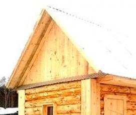 сруб бани 3х2,5 м - вариант 2