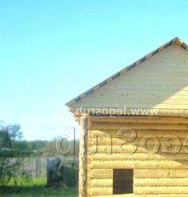 сруб бани 3х3 м - модель 3