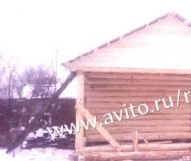 сруб бани 3х4 м с выносом - вариант 2