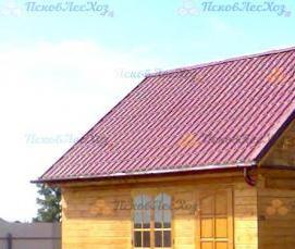 сруб бани 3х5 м из бревна - модель 3