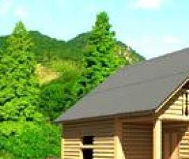 сруб бани 6х6 м - модель 3