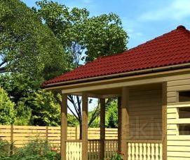 сруб бани брусовой - модель 2