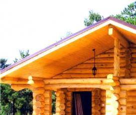 сруб бани из дуба - модель 3