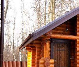 сруб бани из ели - тип 3