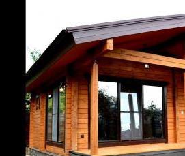 сруб бани из клееного бруса - тип 3