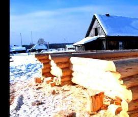 сруб бани из лафета - вариант 4