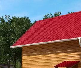 сруб брус 4х6 м - модель 1