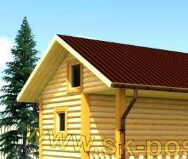 сруб брус 4х6 м - модель 4