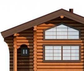 сруб для бани из сосны - вариант 4