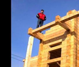 сруб для колодца из бруса - вариант 3