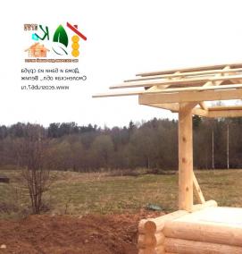 сруб для колодца - вариант 4