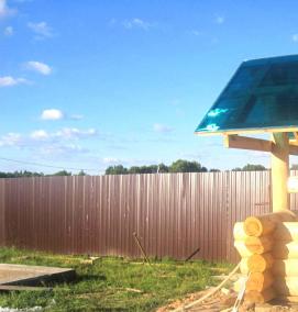 сруб для колодца - вариант 3