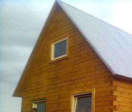 сруб дома 3х6 м - тип 1