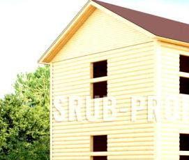 сруб дома 3х6 м - тип 4