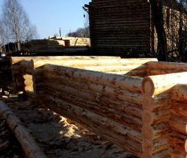 сруб дома 3х6 м - тип 3