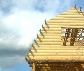 сруб дома 7х7 м из бревна - тип 4