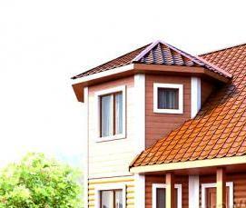 сруб дома 7х7 м - вариант 4