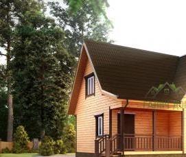 сруб дома 9х10 м - тип 4