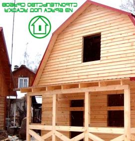сруб дома из бруса - тип 1