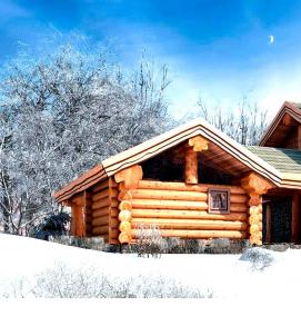 сруб дома из бруса - тип 4