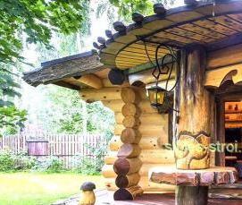 сруб дома из сосны - тип 4