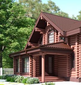 сруб дома - тип 4