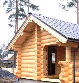 сруб из бревна - тип 3