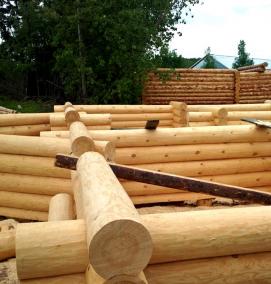 сруб из бревна - тип 2