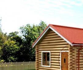 сруб из бруса 5х4 м - вариант 1