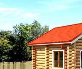 сруб из бруса 5х4 м - вариант 3