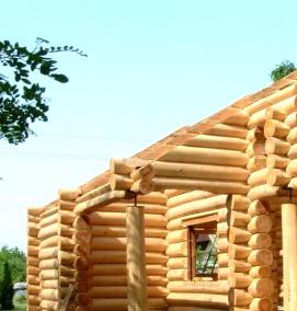 сруб из кругляка - вариант 2