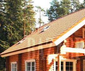 сруб из оцилиндрованного бруса - тип 4