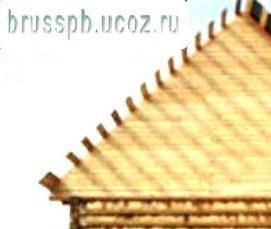 сруб из окоренного бревна - тип 2