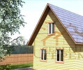 сруб из сухого бруса - вариант 2