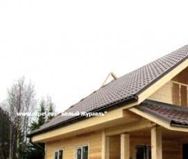 сруб из сухого профилированного бруса - вариант 2