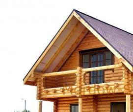 сруб квадратный - модель 1