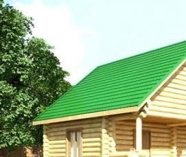 сруб квадратный - модель 3