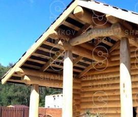 сруб односкатный - модель 3