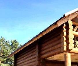 сруб с балконом - вариант 2