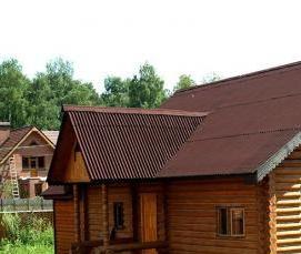 сруб зеленого цвета - вариант 3